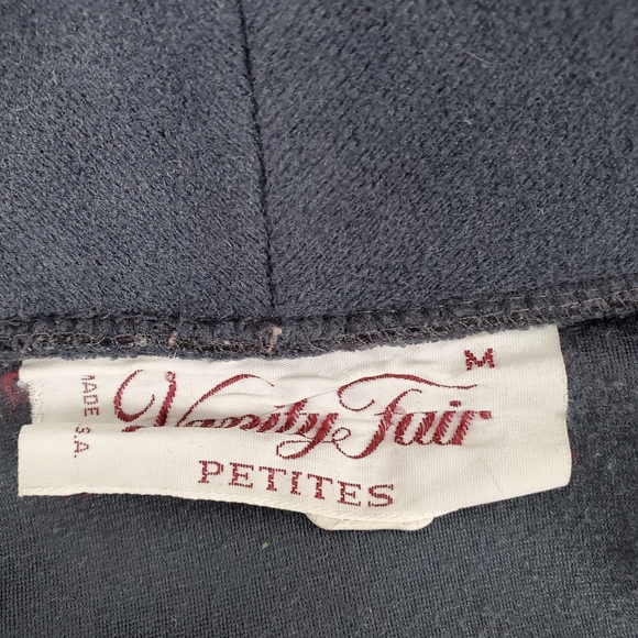 Vanity Fair vintage gray plush long robe MP - Picture 3 of 6